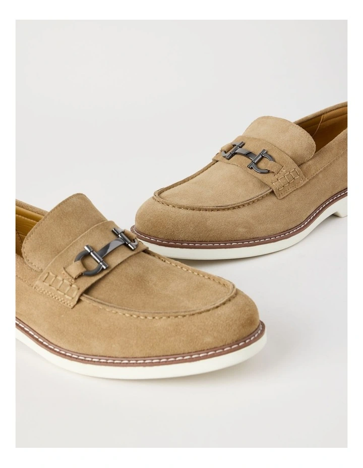 Hector Casual Suede Loafer in Sand image 5