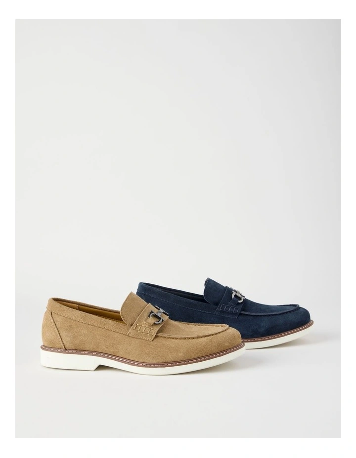 Hector Casual Suede Loafer in Sand image 7