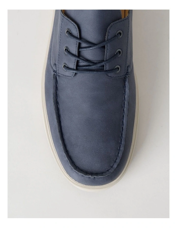 Paolo Boat Shoe in Navy image 5