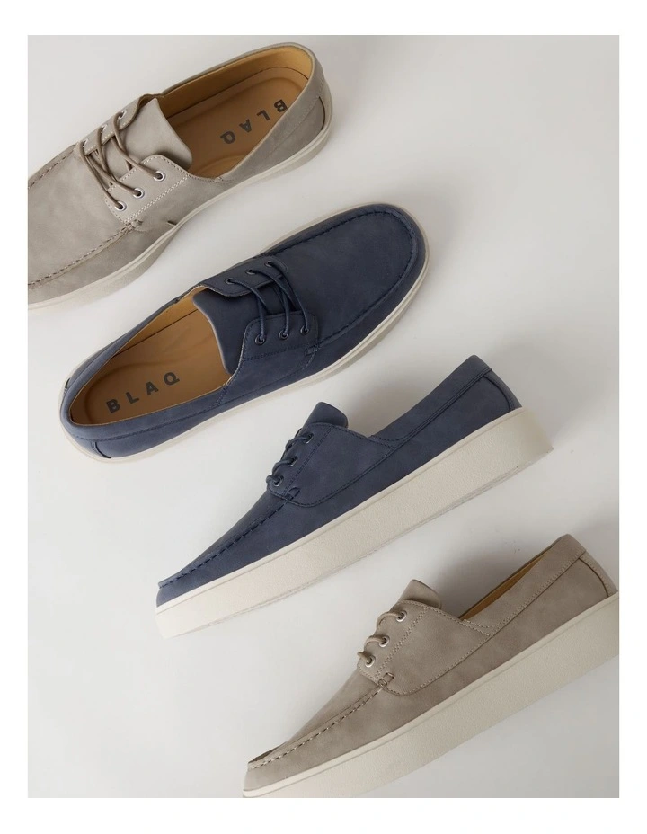 Paolo Boat Shoe in Navy image 6