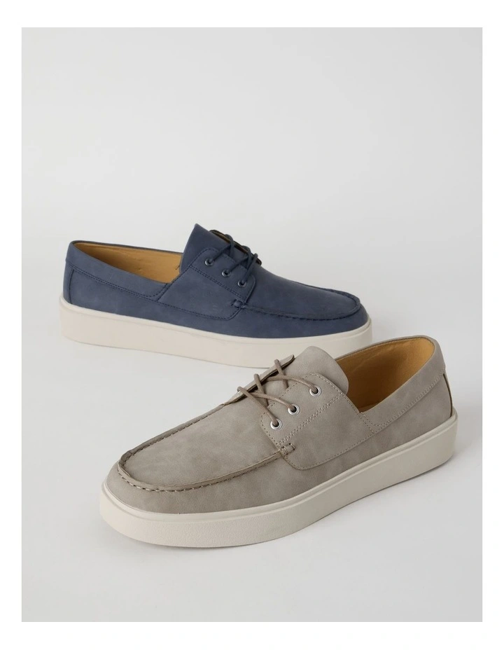 Paolo Boat Shoe in Cement image 6