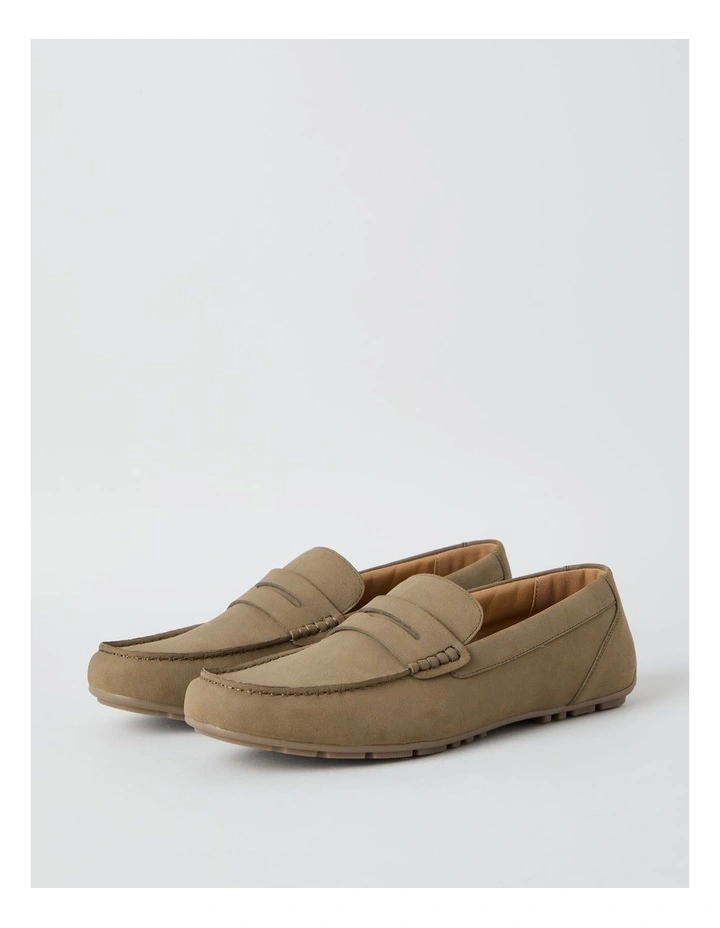 Wade Driving Shoe in Taupe Nubuck image 2