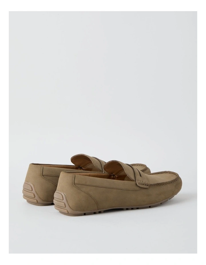 Wade Driving Shoe in Taupe Nubuck image 4