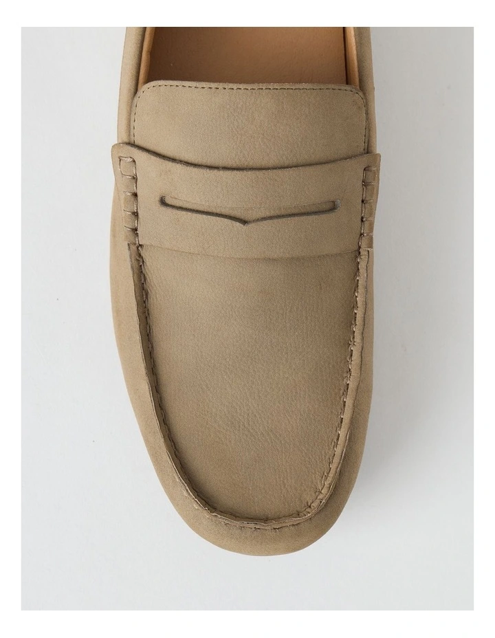 Wade Driving Shoe in Taupe Nubuck image 5