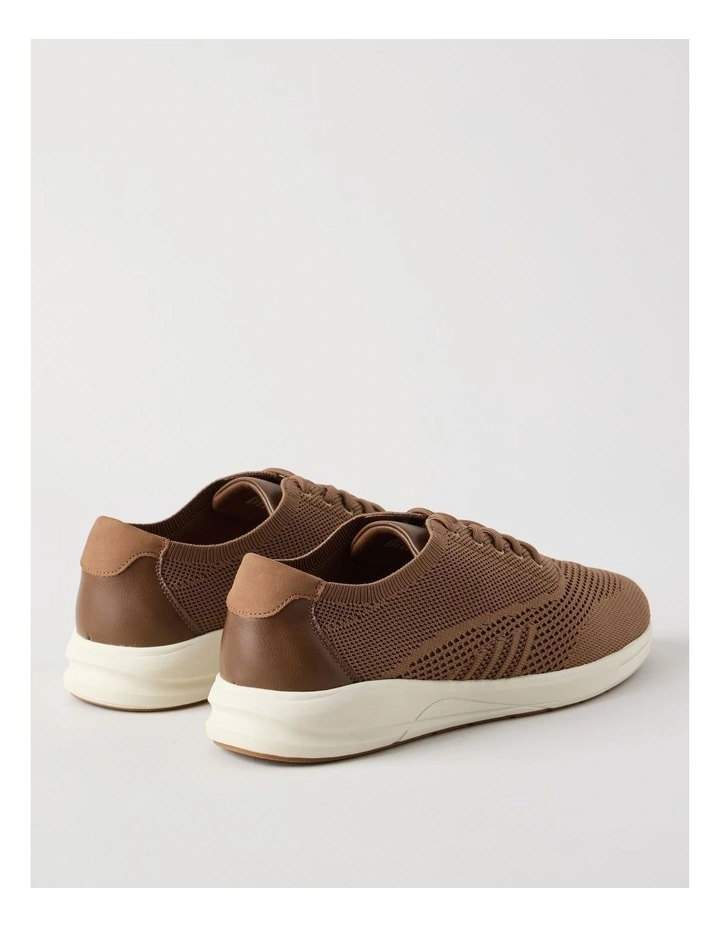 Bradley Knit Sneaker in Light Brown image 5