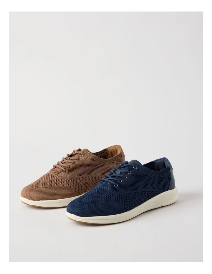 Bradley Knit Sneaker in Light Brown image 7