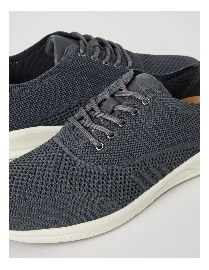 Bradley Knit Sneaker in Charcoal image 3