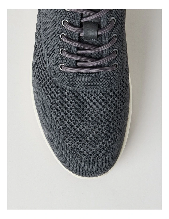 Bradley Knit Sneaker in Charcoal image 6