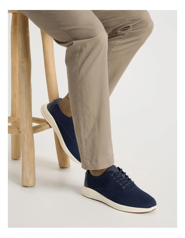 Bradley Knit Sneaker in Navy image 2