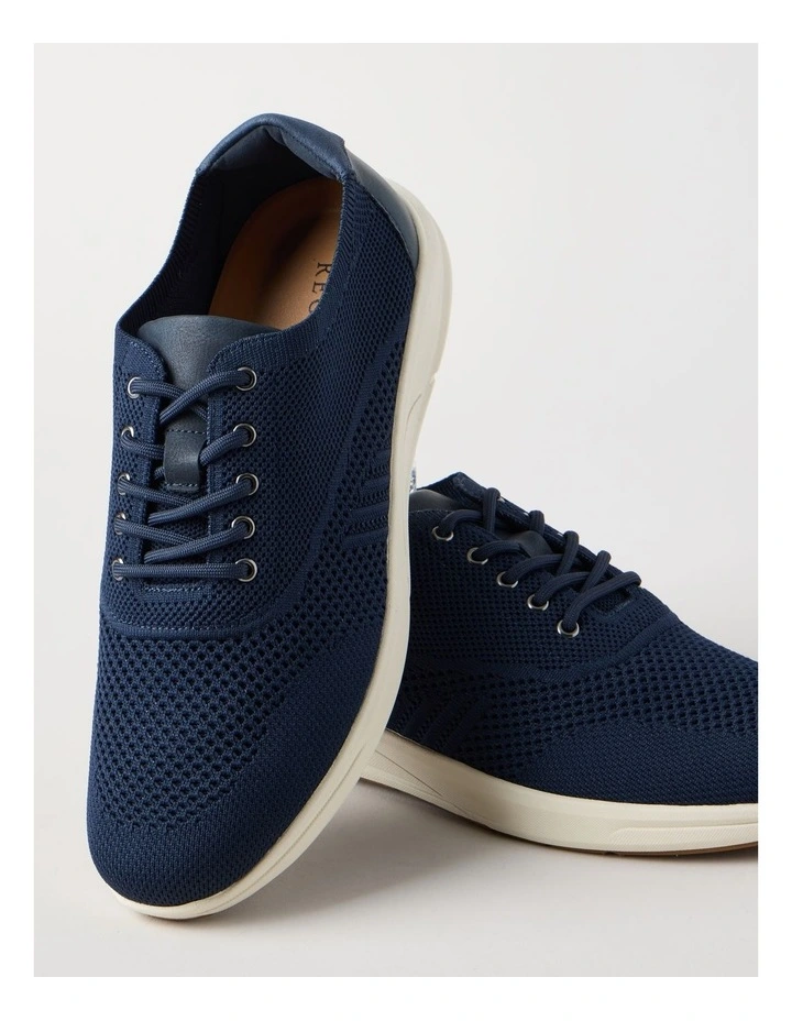 Bradley Knit Sneaker in Navy image 4