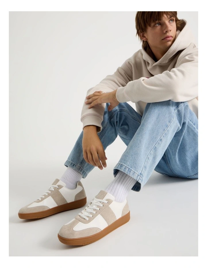 Henry Sneakers in White/Sand/Gum image 4