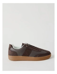 Henry Sneakers in Dark Brown/Gum
