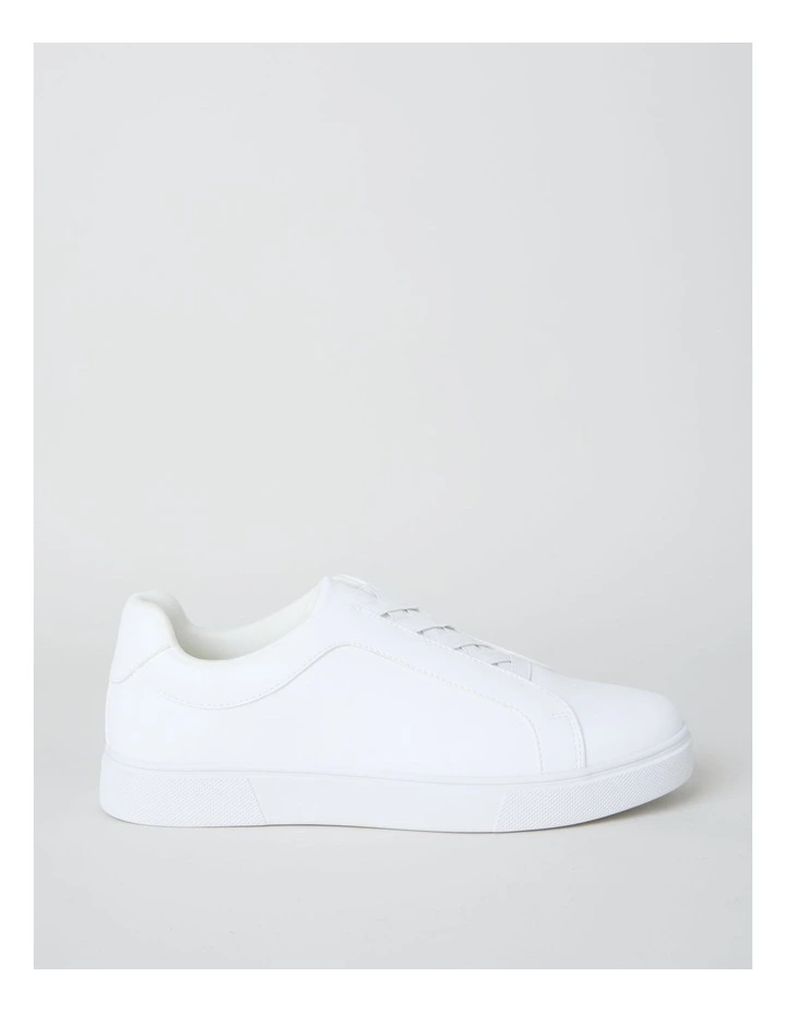 Knox Elastic Sneaker in White image 1