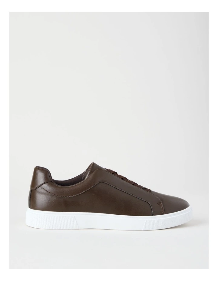 Knox Elastic Sneaker in Dark Brown image 1