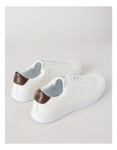 Fox Leather Sneaker in White