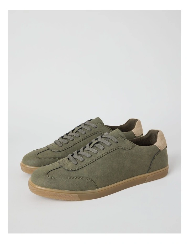 Webster Sneaker Tumbled in Khaki Nubuck image 3