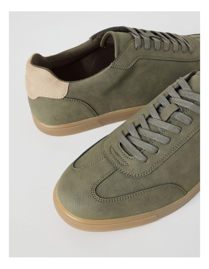 Webster Sneaker Tumbled in Khaki Nubuck image 5