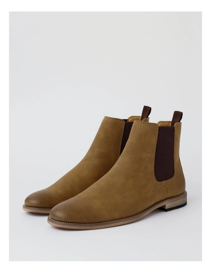Salerno Chelsea Boot Tan Suede image 3