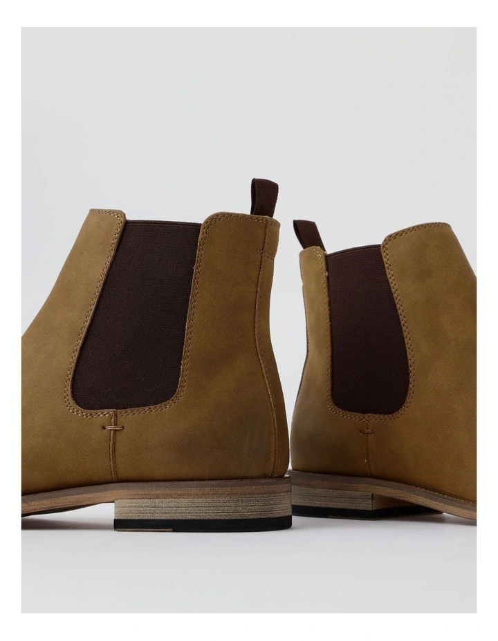 Salerno Chelsea Boot Tan Suede image 4