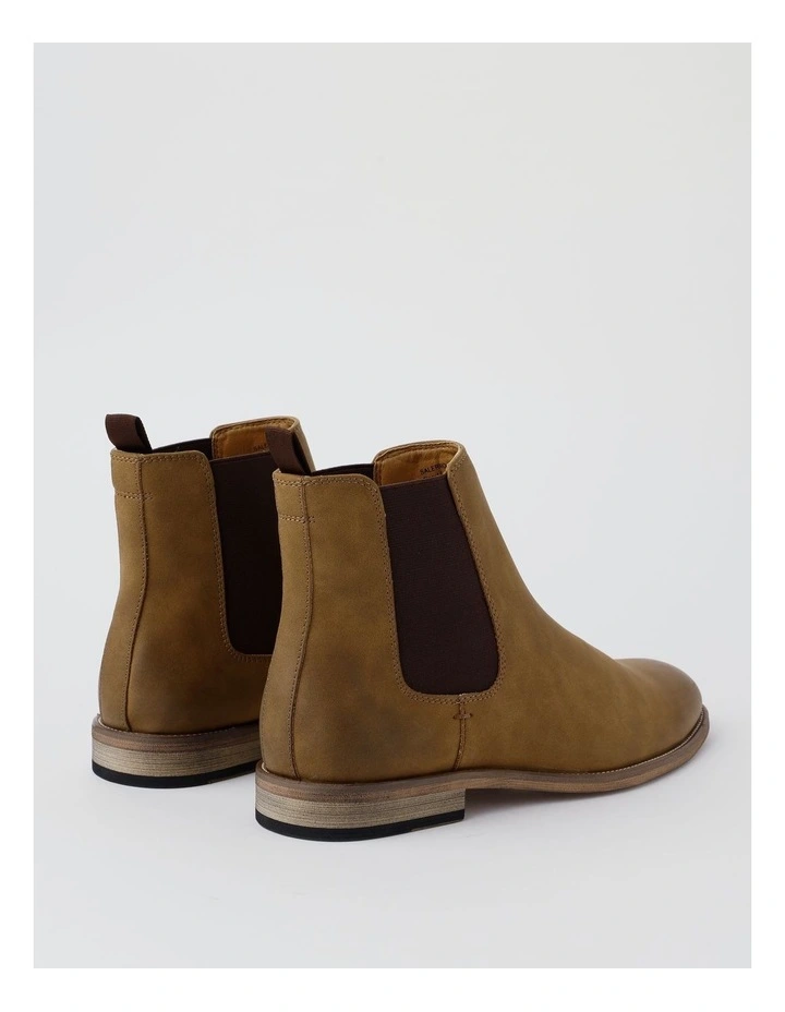 Salerno Chelsea Boot Tan Suede image 5