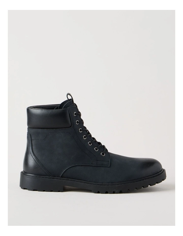 Travis Lace Up Boot in Black image 1