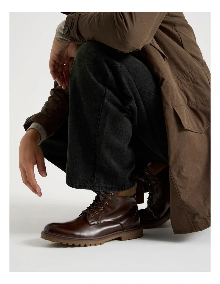 Travis Lace Up Boot in Brown image 4