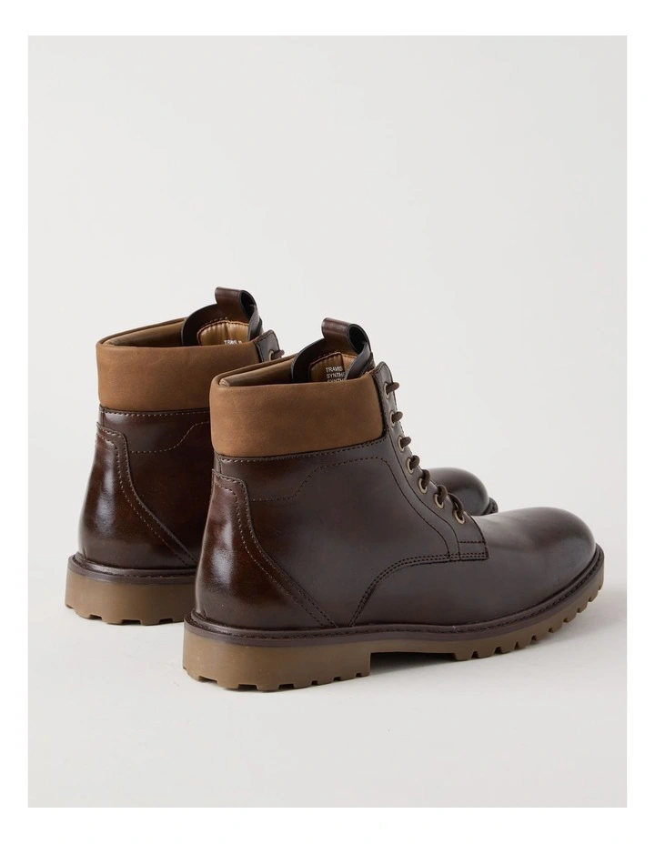 Travis Lace Up Boot in Brown image 7