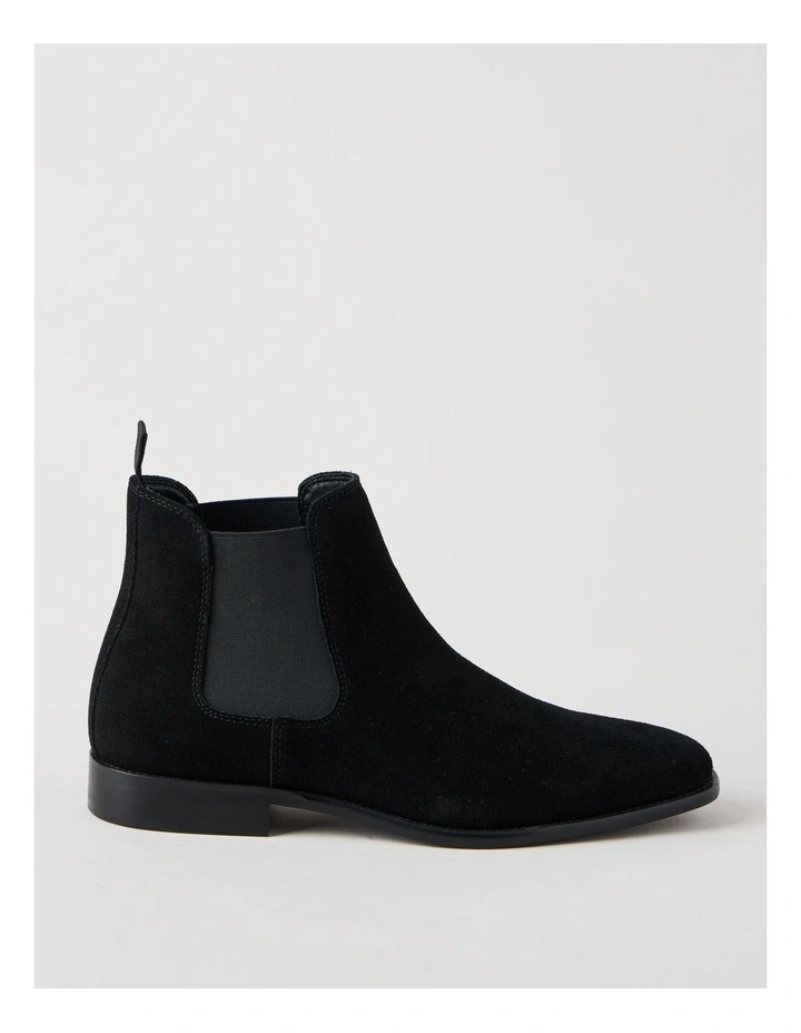 Soren Suede Chelsea Boot in Black image 1