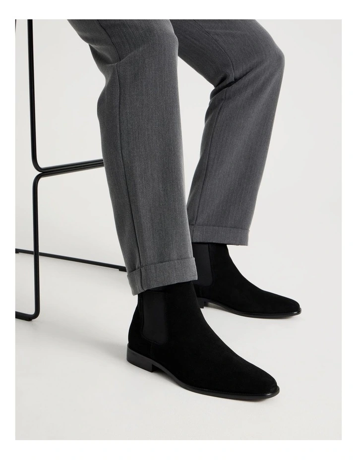 Soren Suede Chelsea Boot in Black image 2