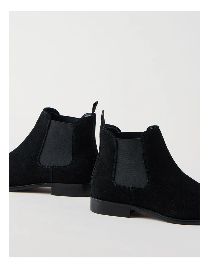 Soren Suede Chelsea Boot in Black image 4