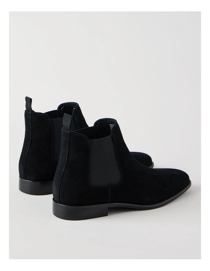 Soren Suede Chelsea Boot in Black image 5