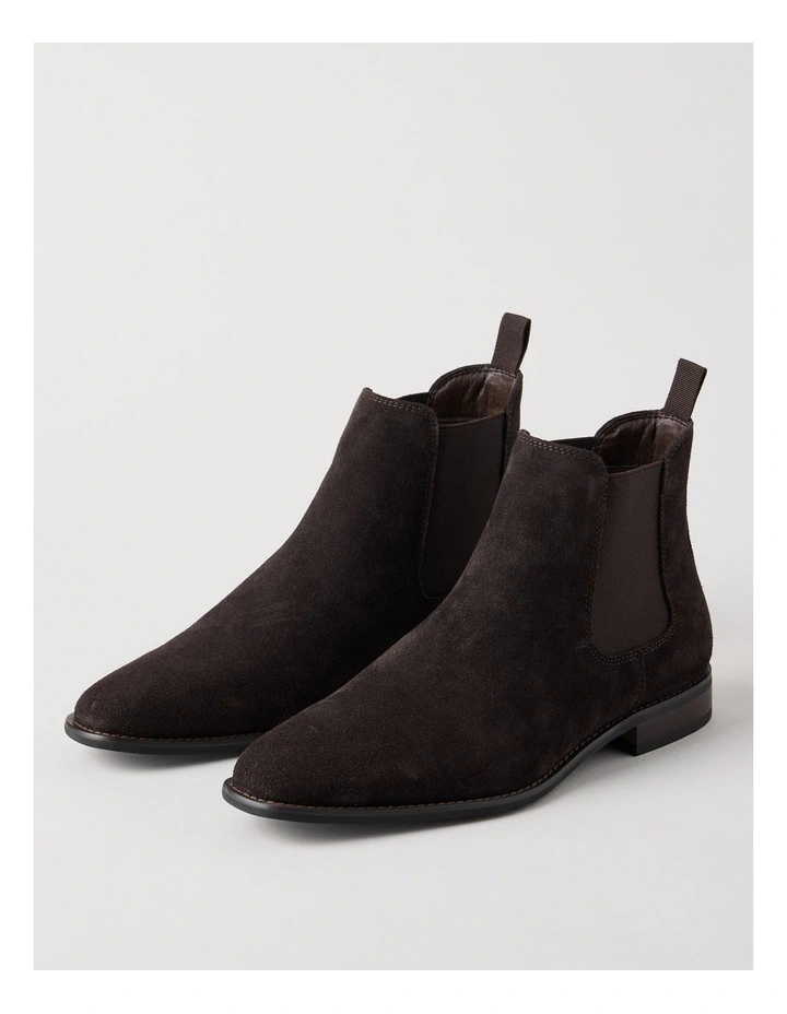 Soren Suede Chelsea Boot in Chocolate image 3