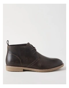 Denver Leather Chukka Boot Chocolate