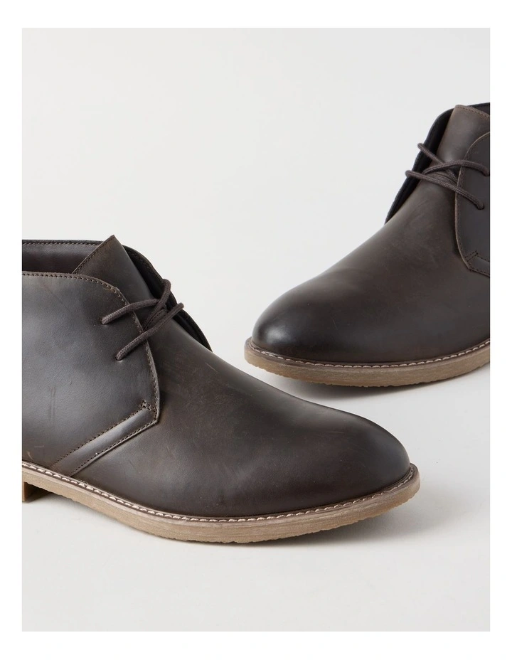 Denver Leather Chukka Boot Chocolate image 4