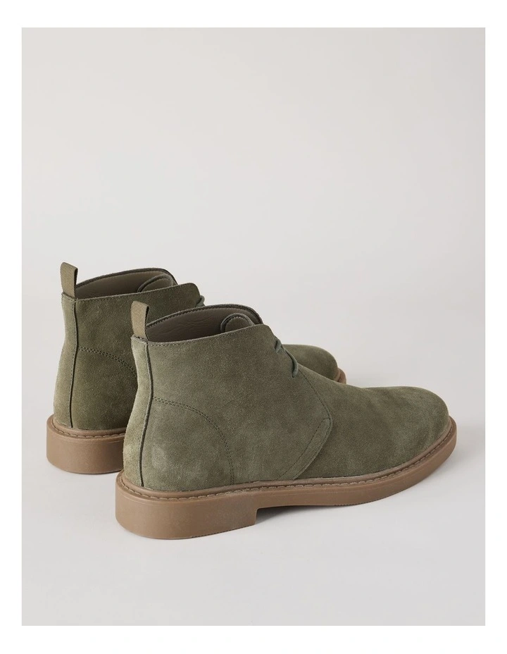 Atlas Suede Chukka Boot in Khaki image 1