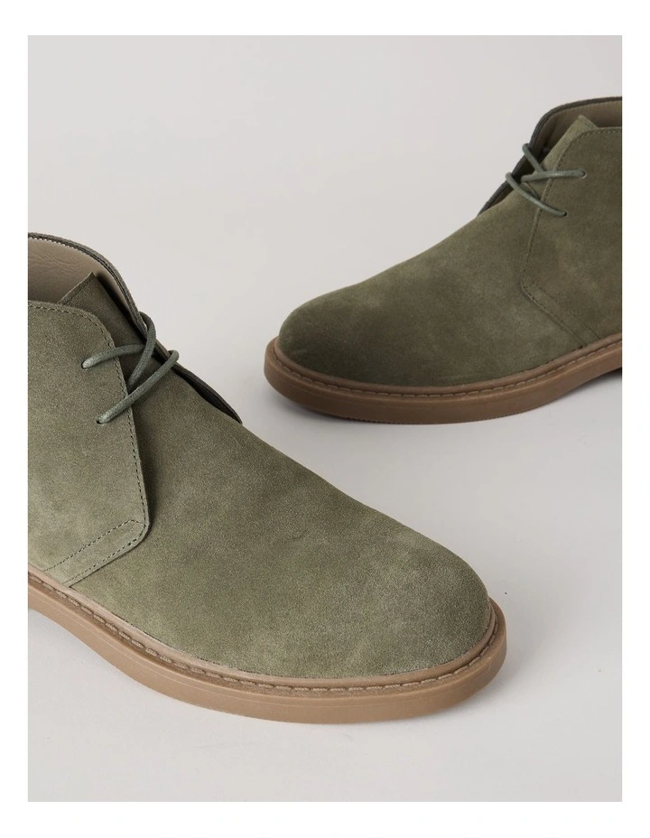 Atlas Suede Chukka Boot in Khaki image 5