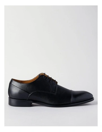 Pesaro Toe Cap Dress Shoe in Black