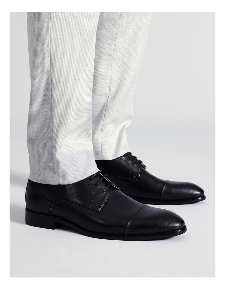 Pesaro Toe Cap Dress Shoe in Black image 2