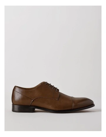 Pesaro Toe Cap Dress Shoe in Dark Brown