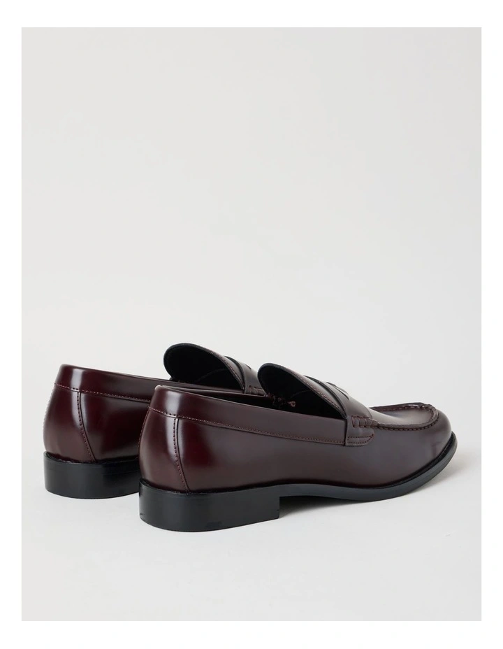 Logan Crinkle Toe Loafer in Dark Cherry image 5