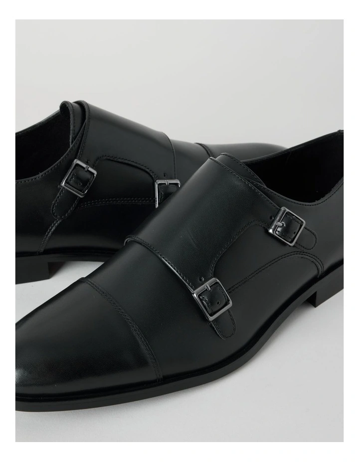 Luca Double Monk in Black image 3