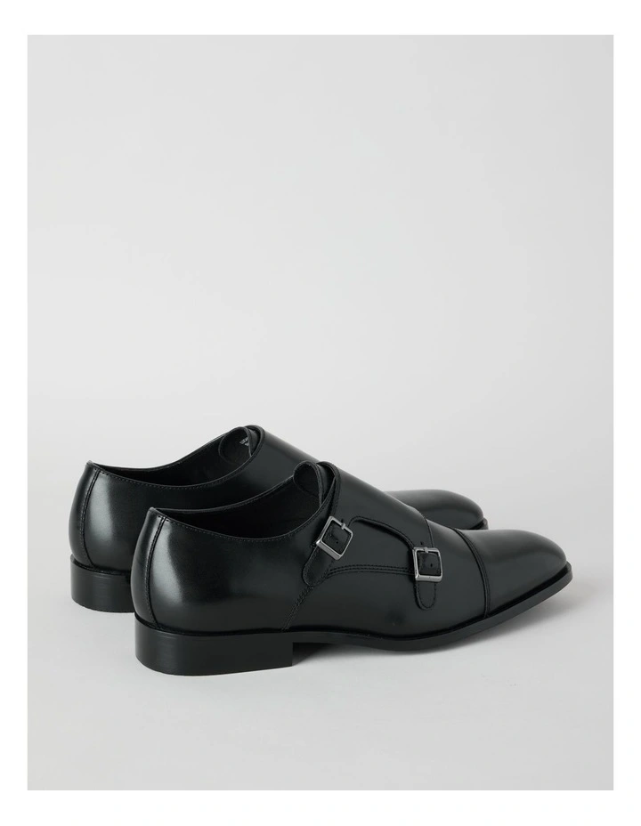 Luca Double Monk in Black image 4