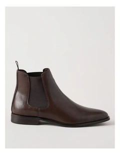Calvin Chelsea Boot in Dark Brown