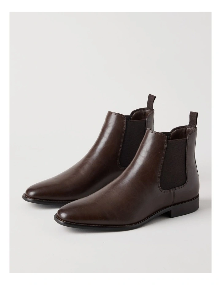 Calvin Chelsea Boot in Dark Brown image 3