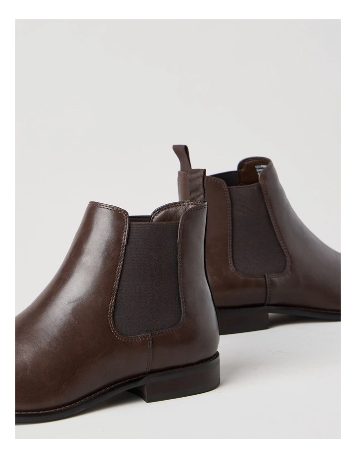 Calvin Chelsea Boot in Dark Brown image 4