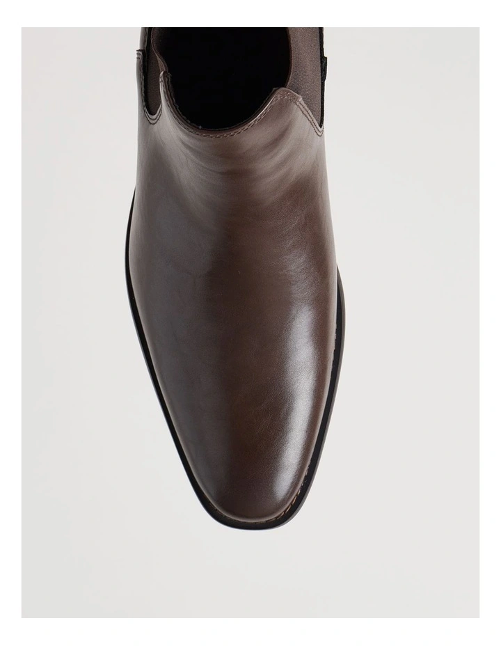 Calvin Chelsea Boot in Dark Brown image 6