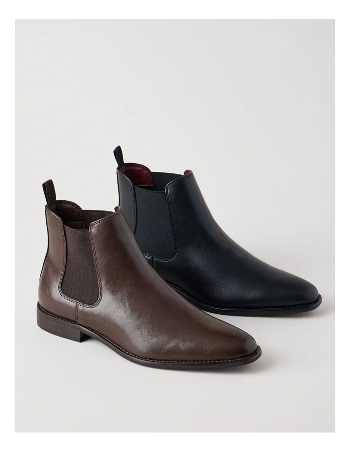 Calvin Chelsea Boot in Dark Brown image 7