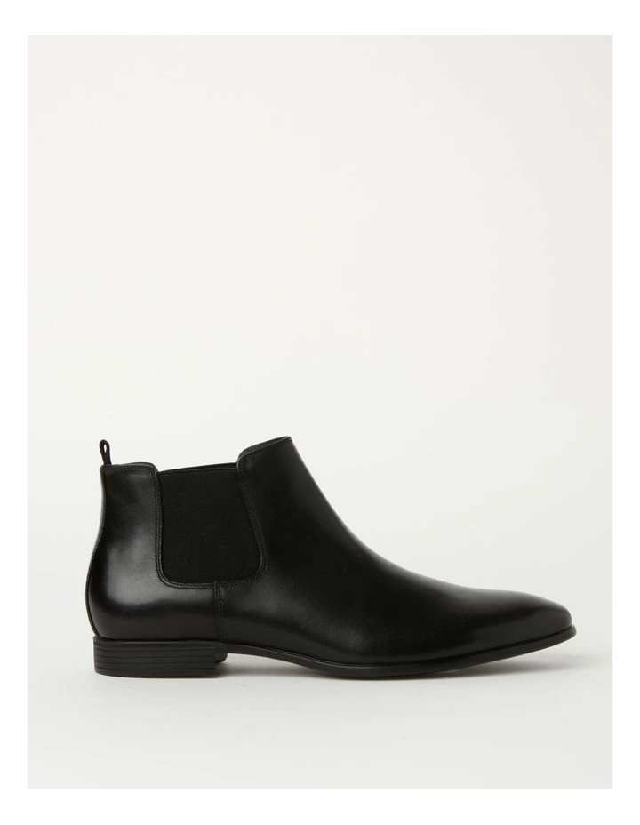 black slip on booties