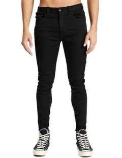 K1 Stretch Super Skinny Jeans Black
