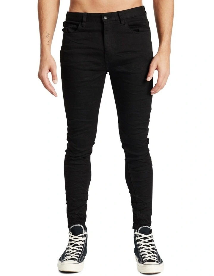 K1 Stretch Super Skinny Jeans Black image 1